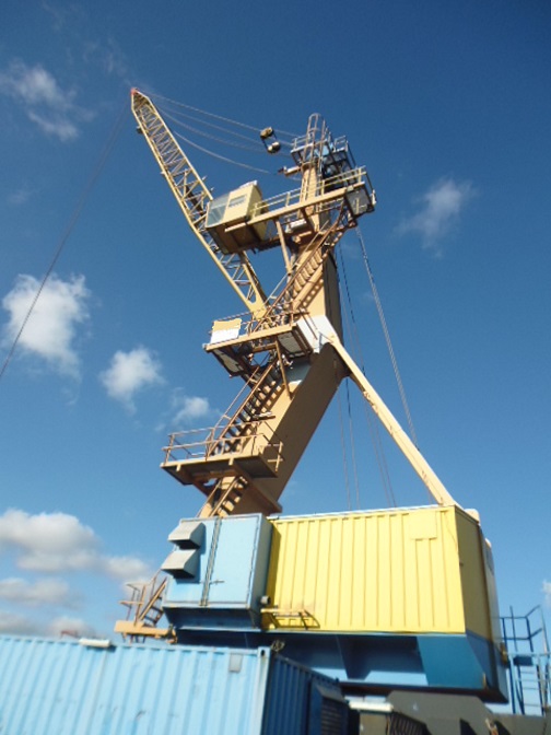 15 MTns bulk grab crane for sale