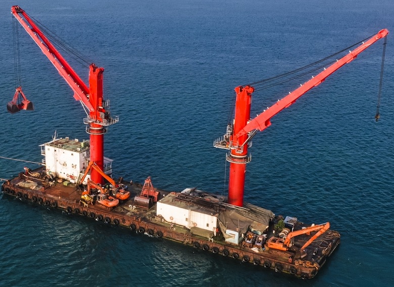 floating bulk handling cranes for sale